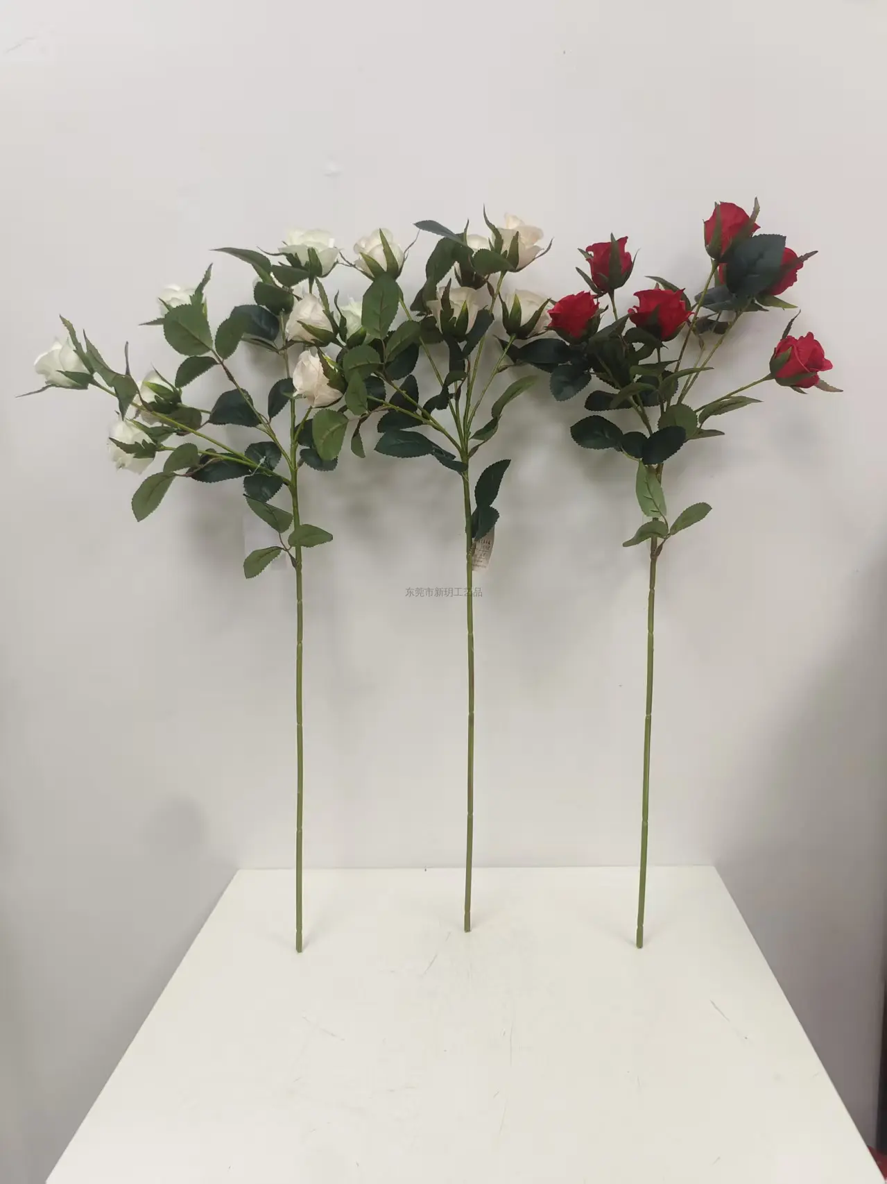 燊林仿真花 - 单支7头726玫瑰花