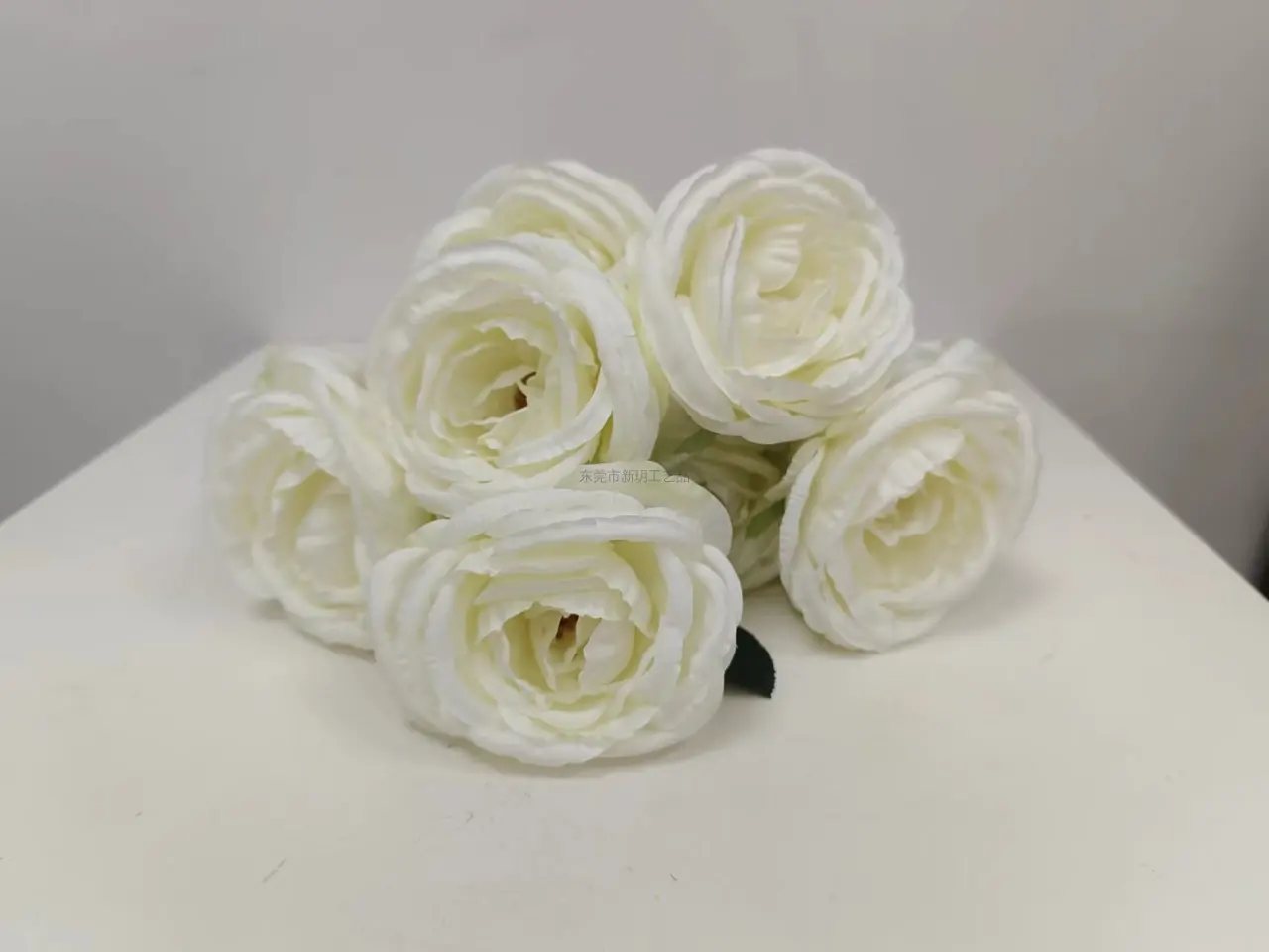 燊林仿真花 - 9头大苞芯玫瑰花束