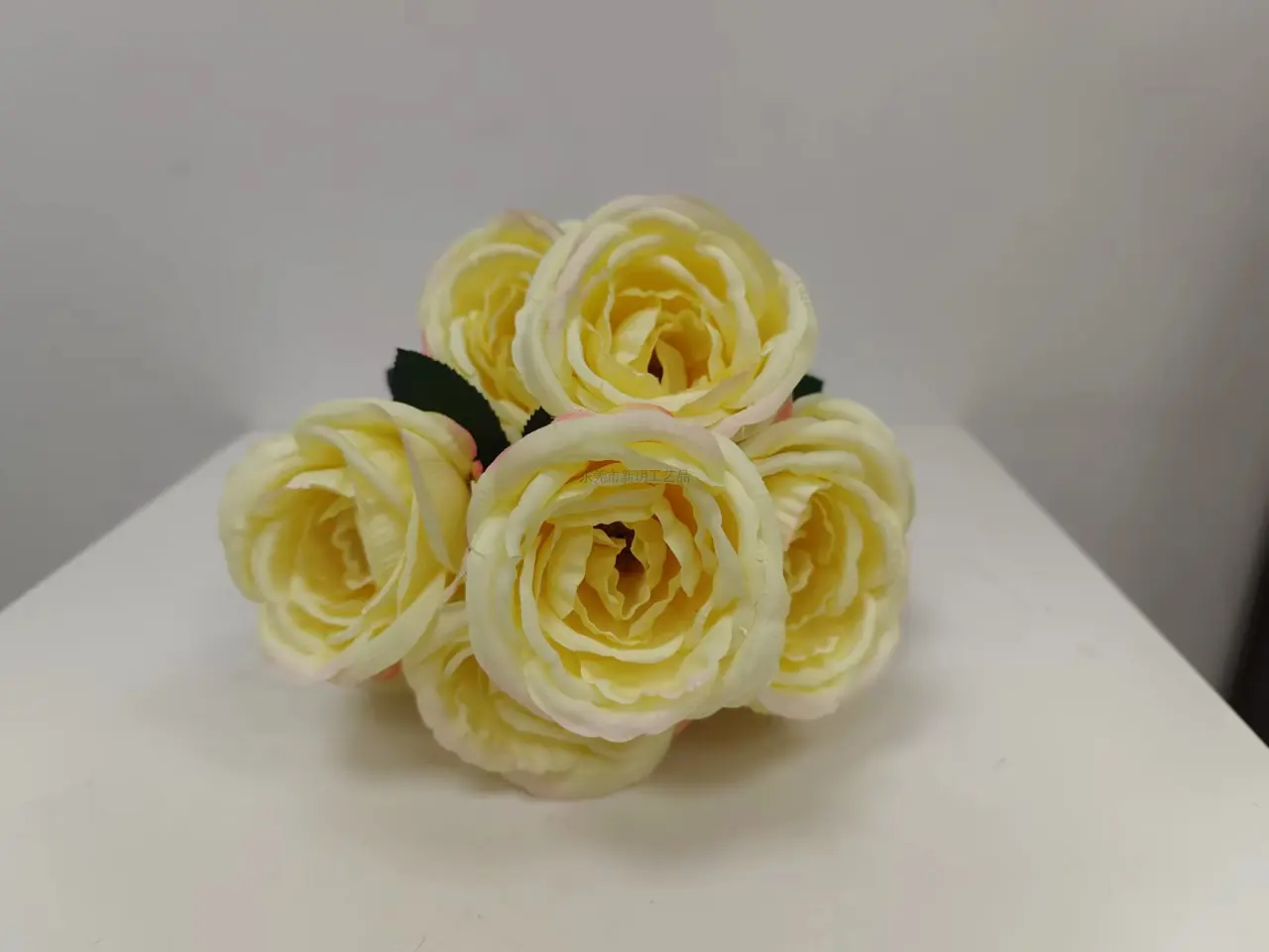 燊林仿真花 - 9头大苞芯玫瑰花束