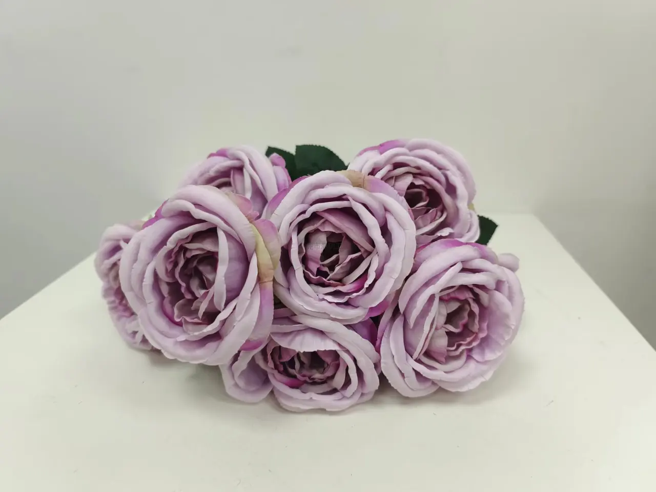 燊林仿真花 - 9头大苞芯玫瑰花束
