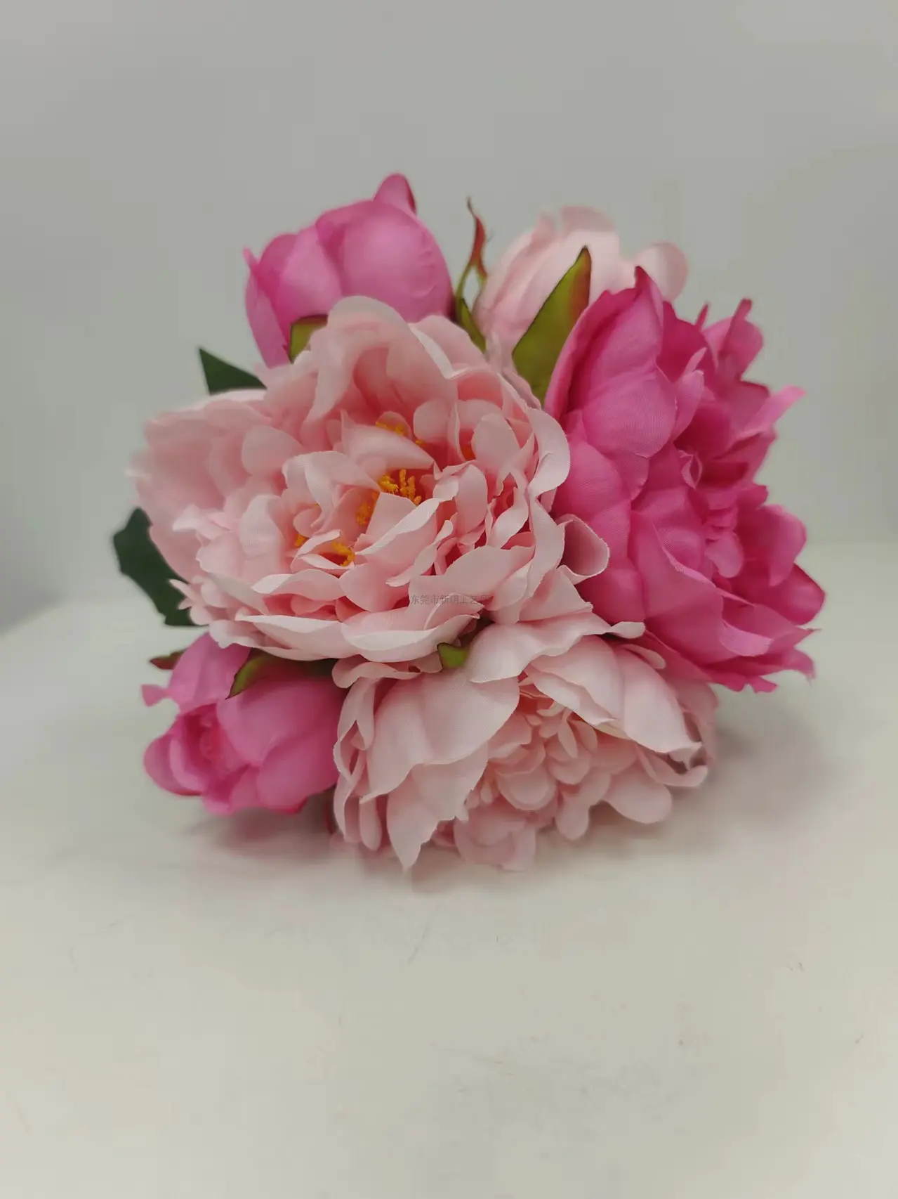 燊林仿真花 - 6头富贵牡丹花束