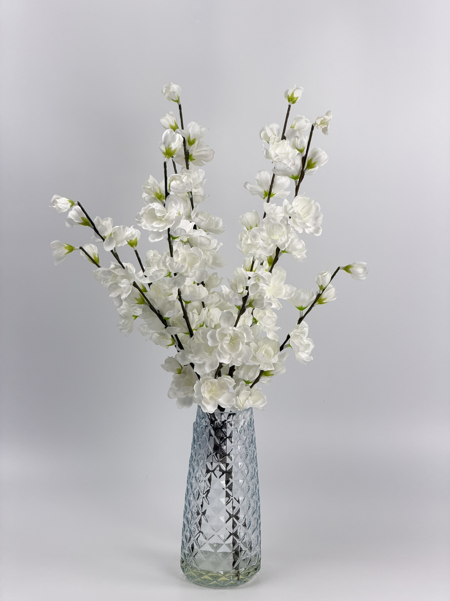 桃花玻璃杯盆景 - 3