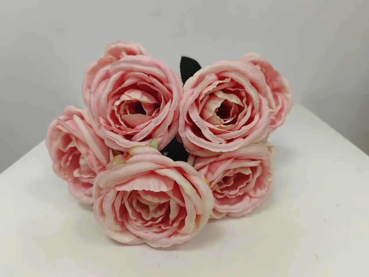 燊林仿真花 - 9头大苞芯玫瑰花束
