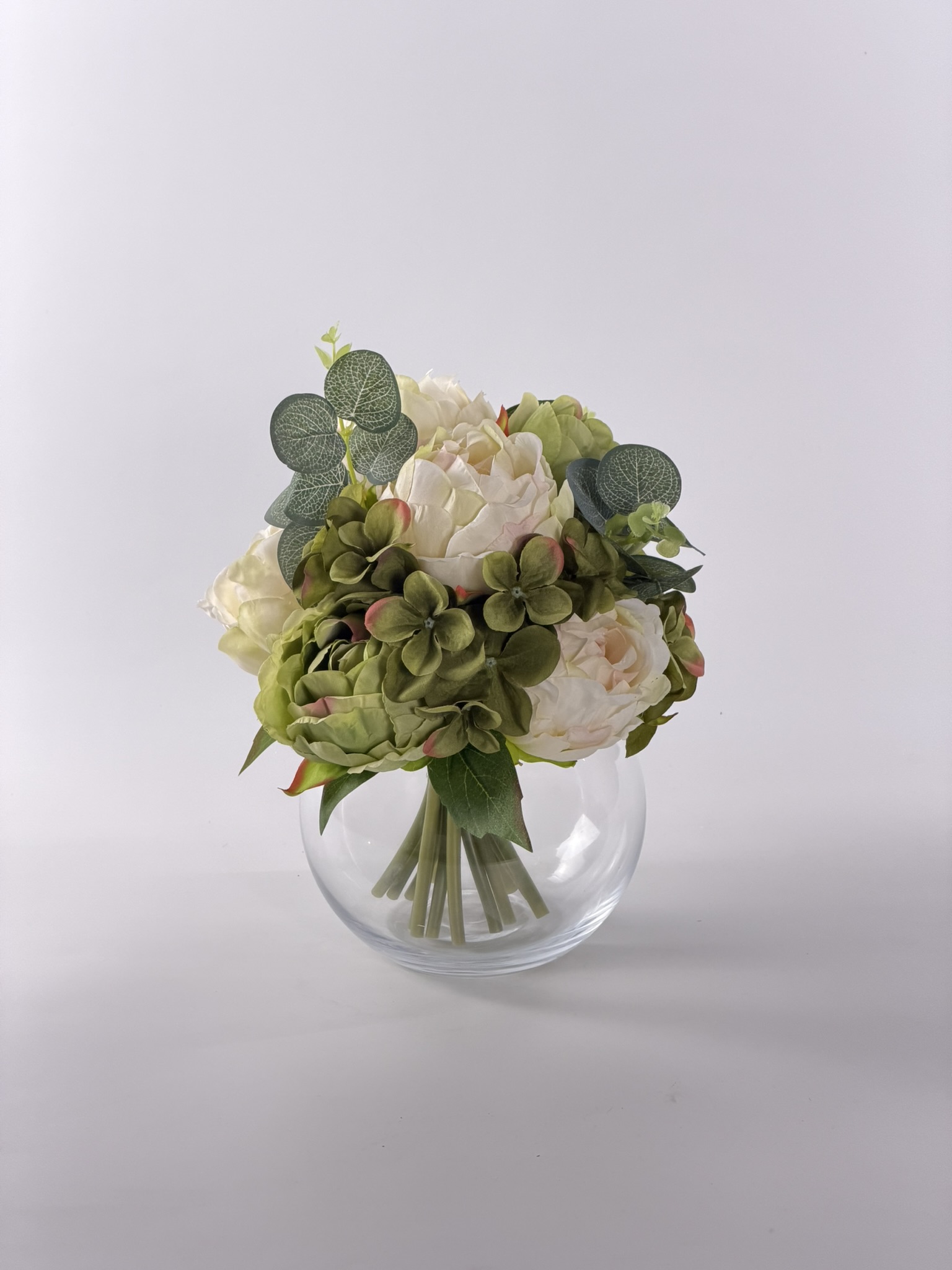 富贵牡丹花&经典绣球花玻璃杯 - 2