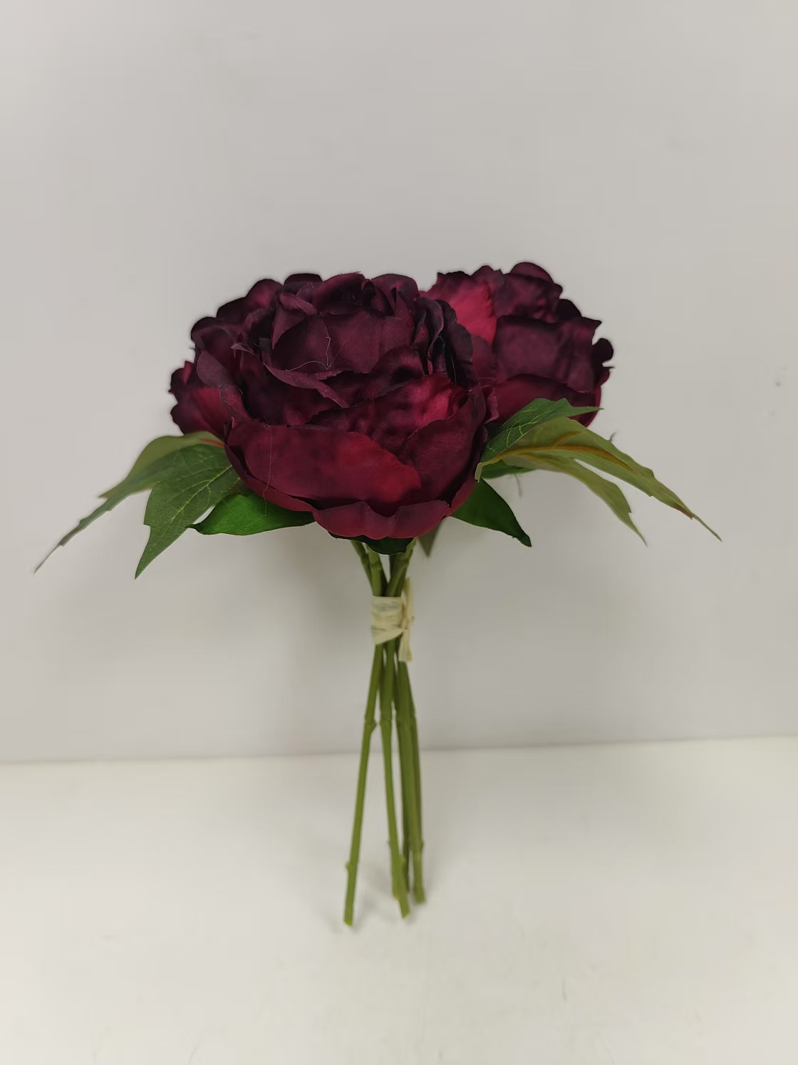 富贵牡丹花3支扎束 - 图片 2