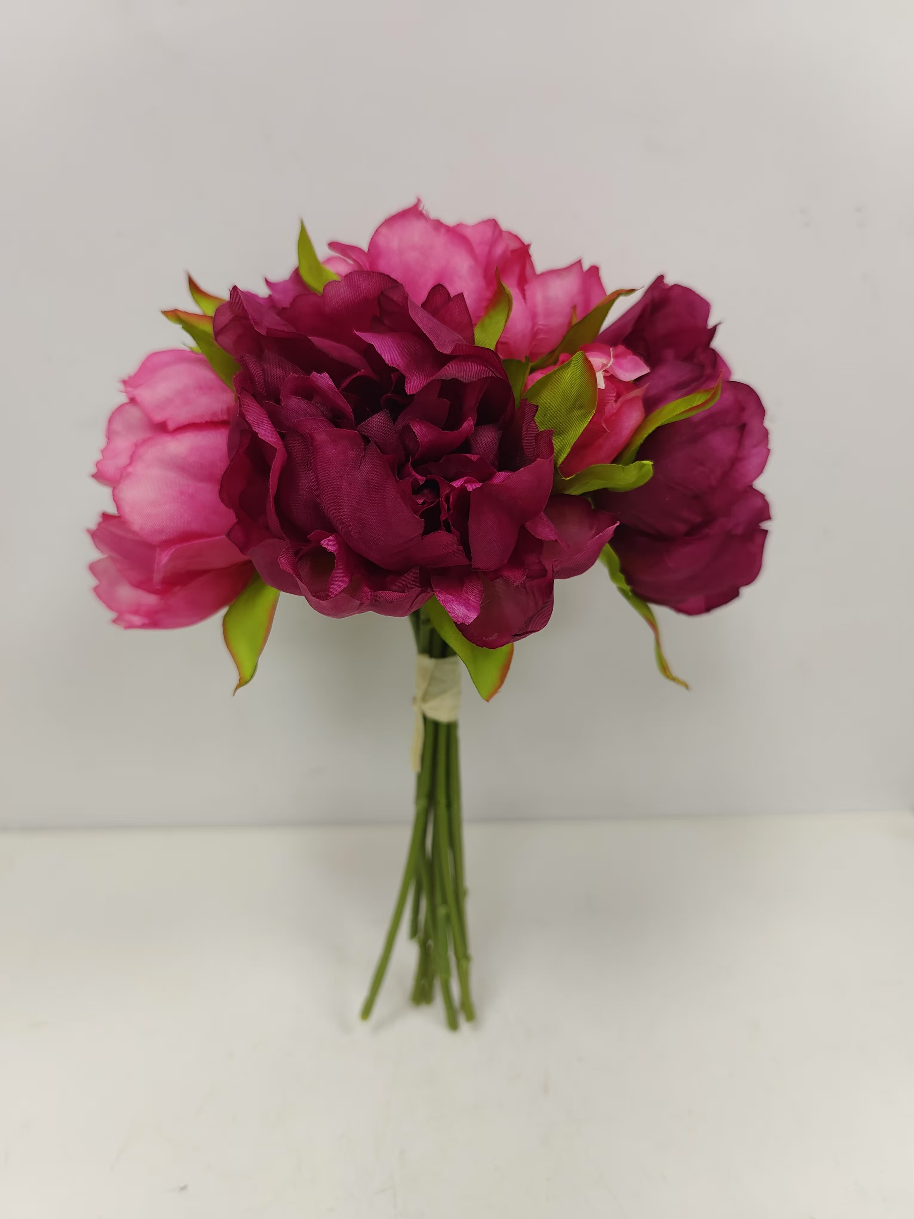 9头大牡丹花把束 - 图片 4