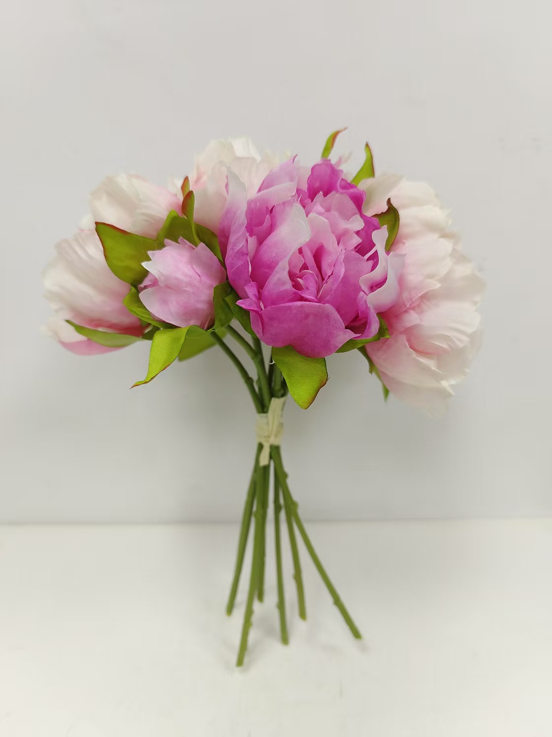 9头大牡丹花把束 - 图片 3