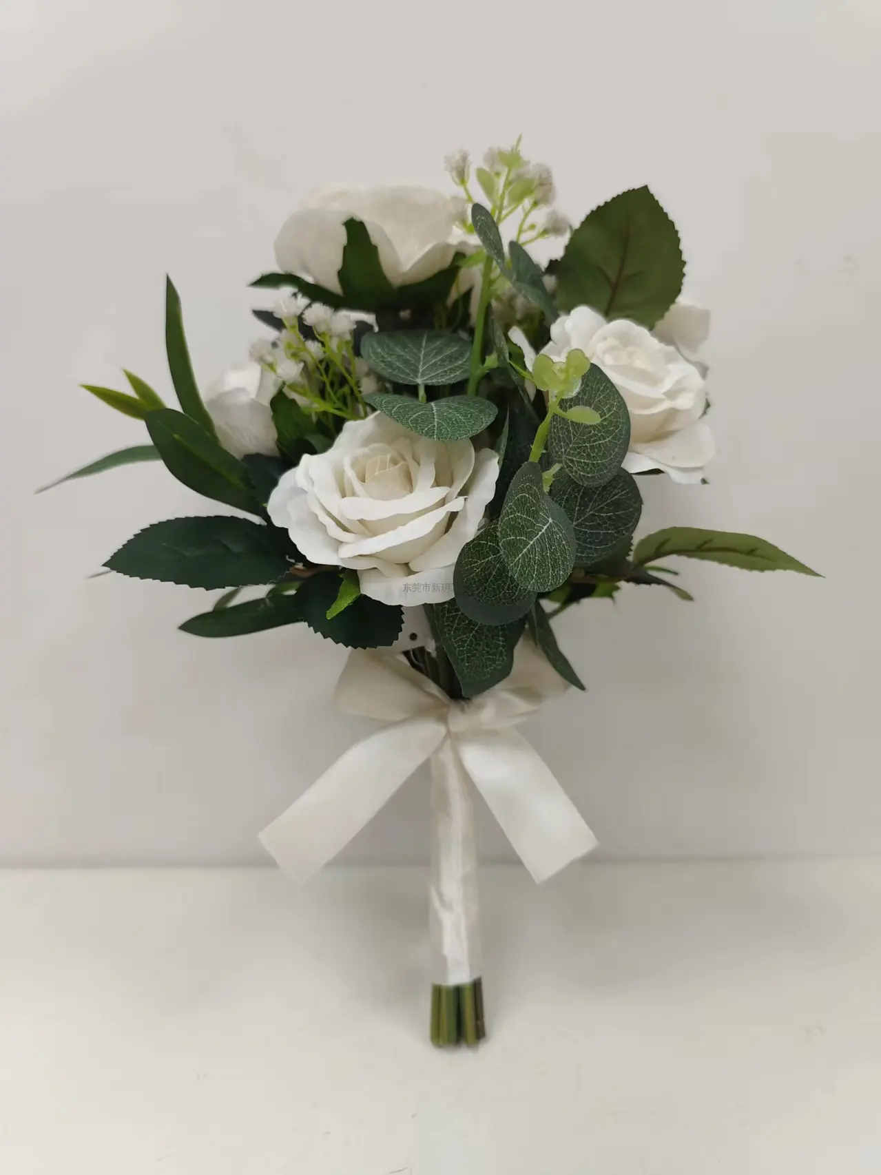 燊林仿真花 - （绒面）727玫瑰花把束花