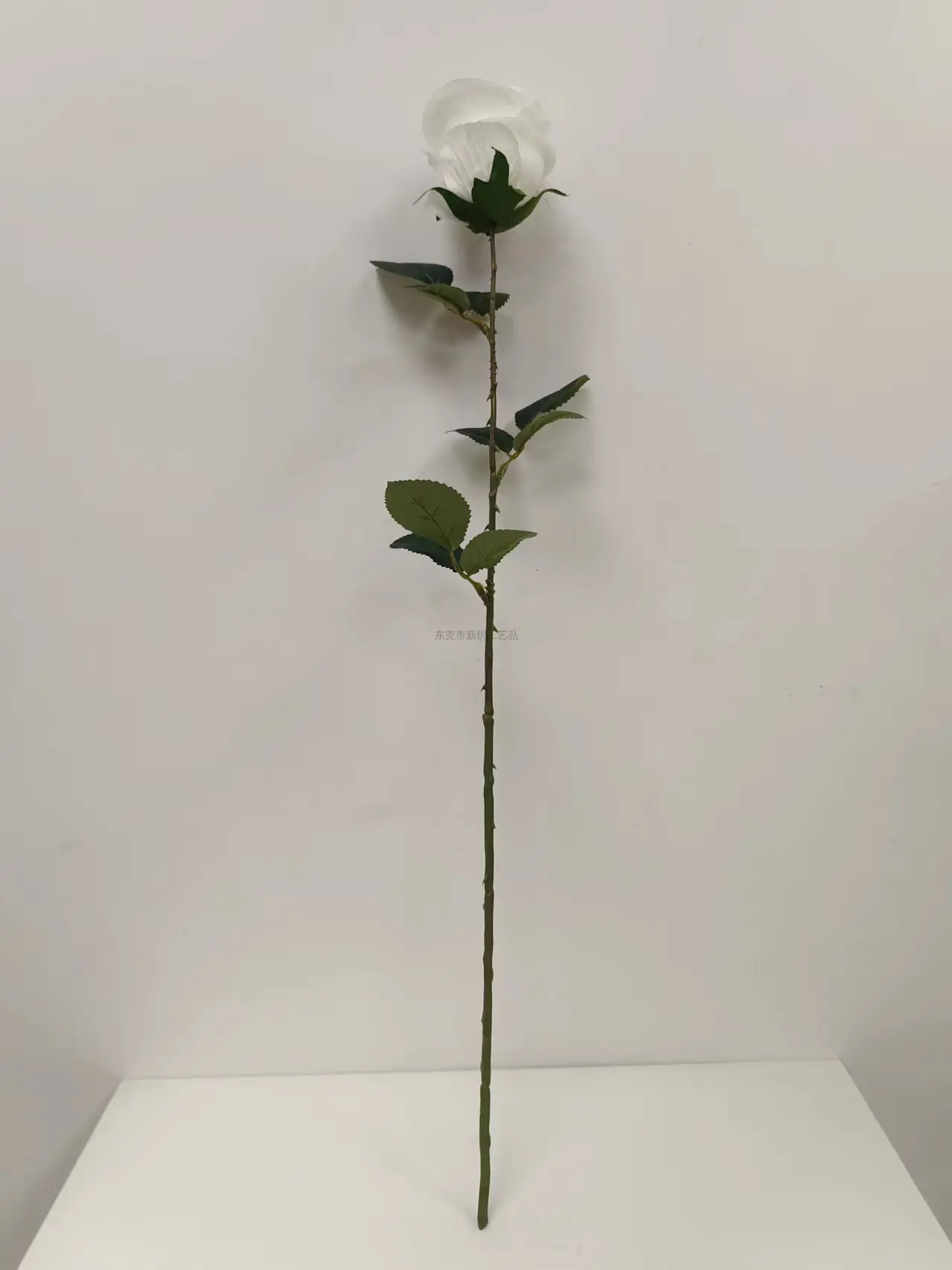 燊林仿真花 - 单支苞芯玫瑰花