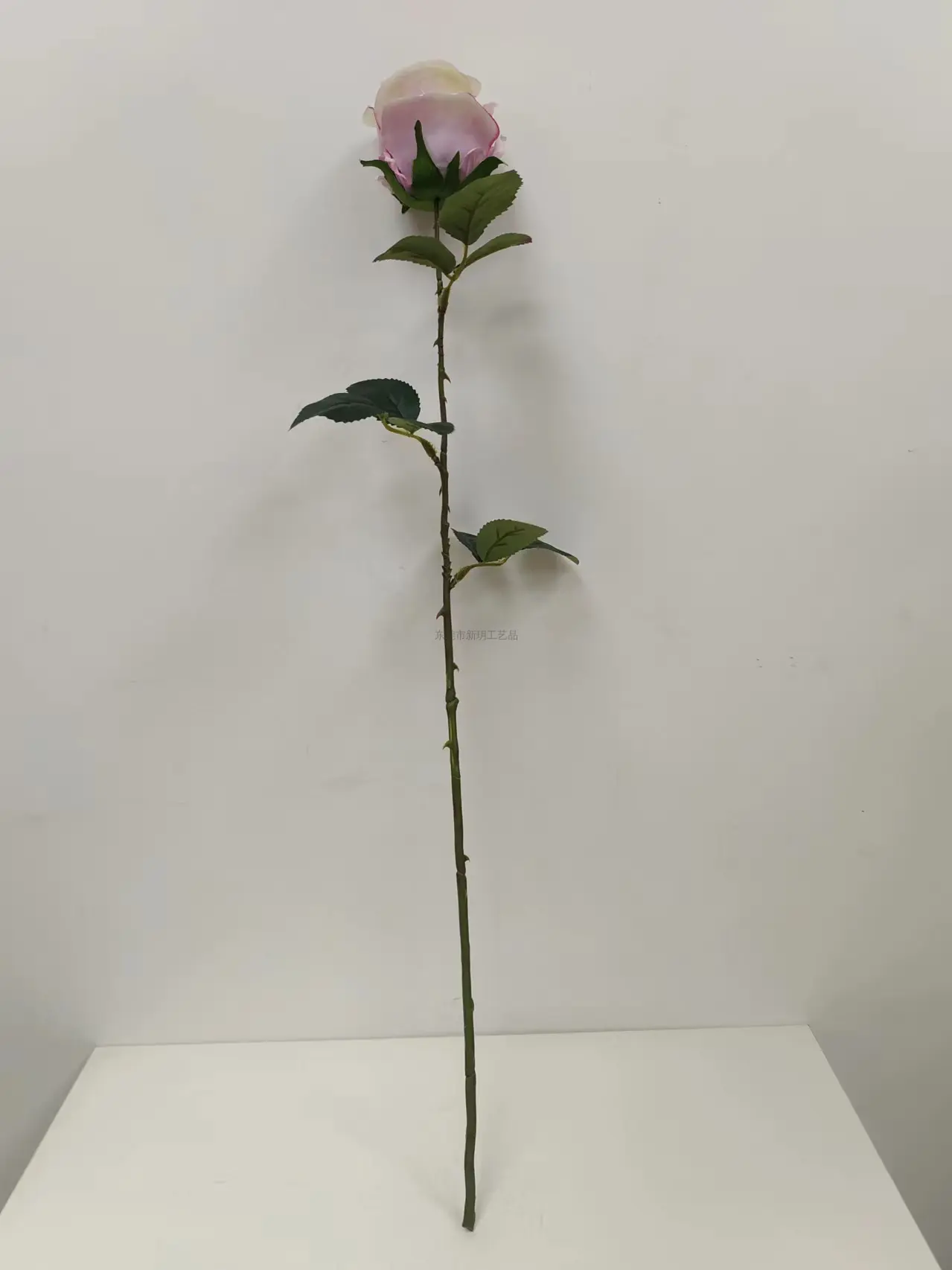 燊林仿真花 - 单支苞芯玫瑰花