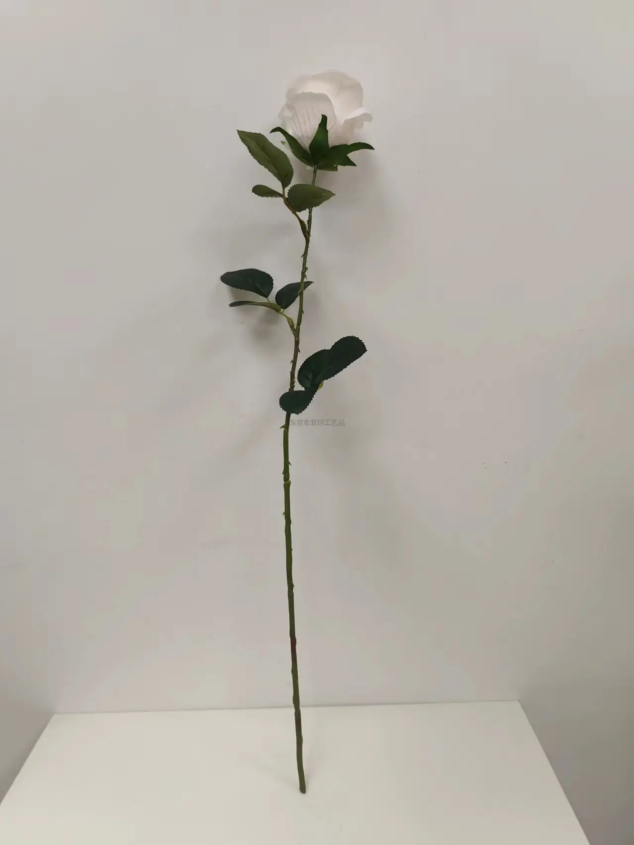 燊林仿真花 - 单支苞芯玫瑰花
