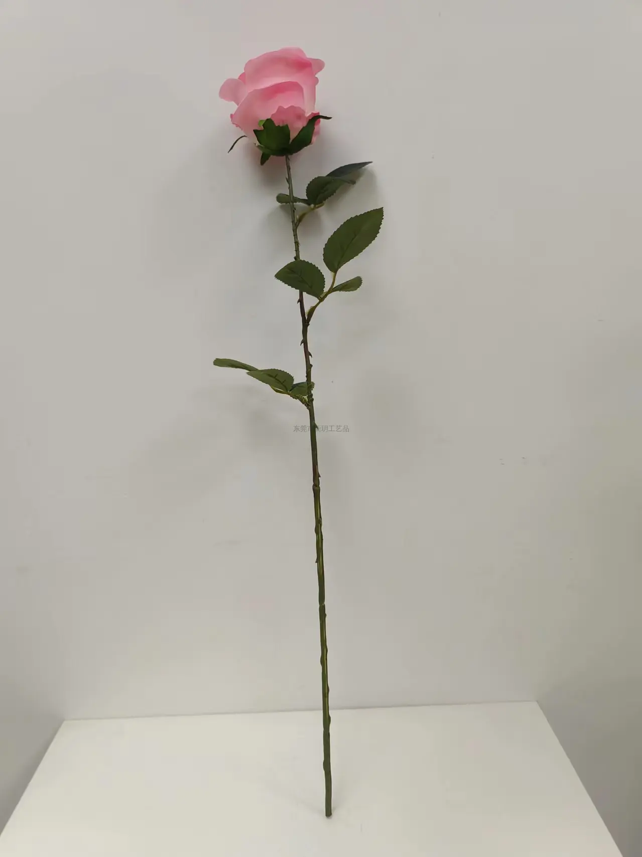 燊林仿真花 - 单支苞芯玫瑰花