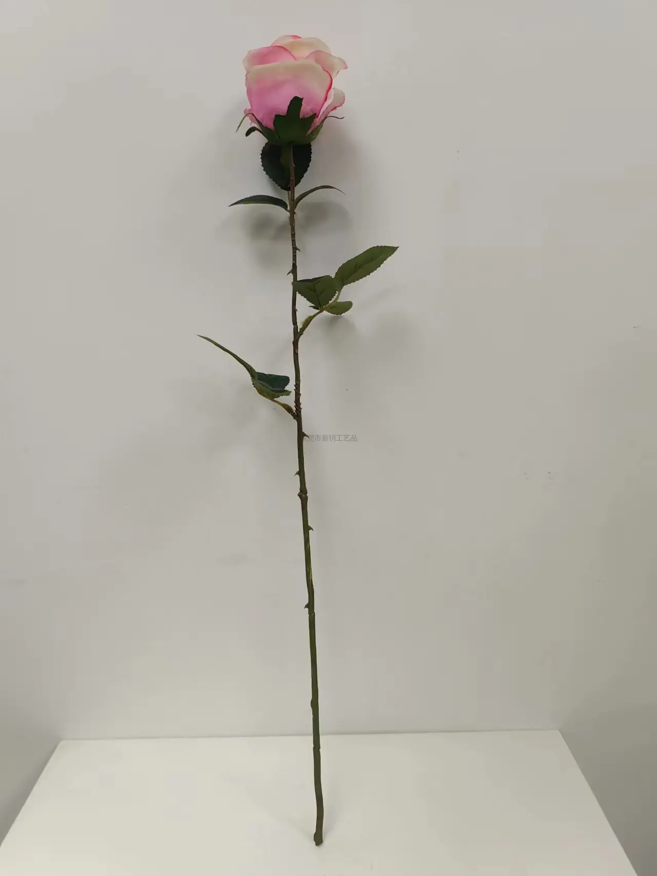 燊林仿真花 - 单支苞芯玫瑰花