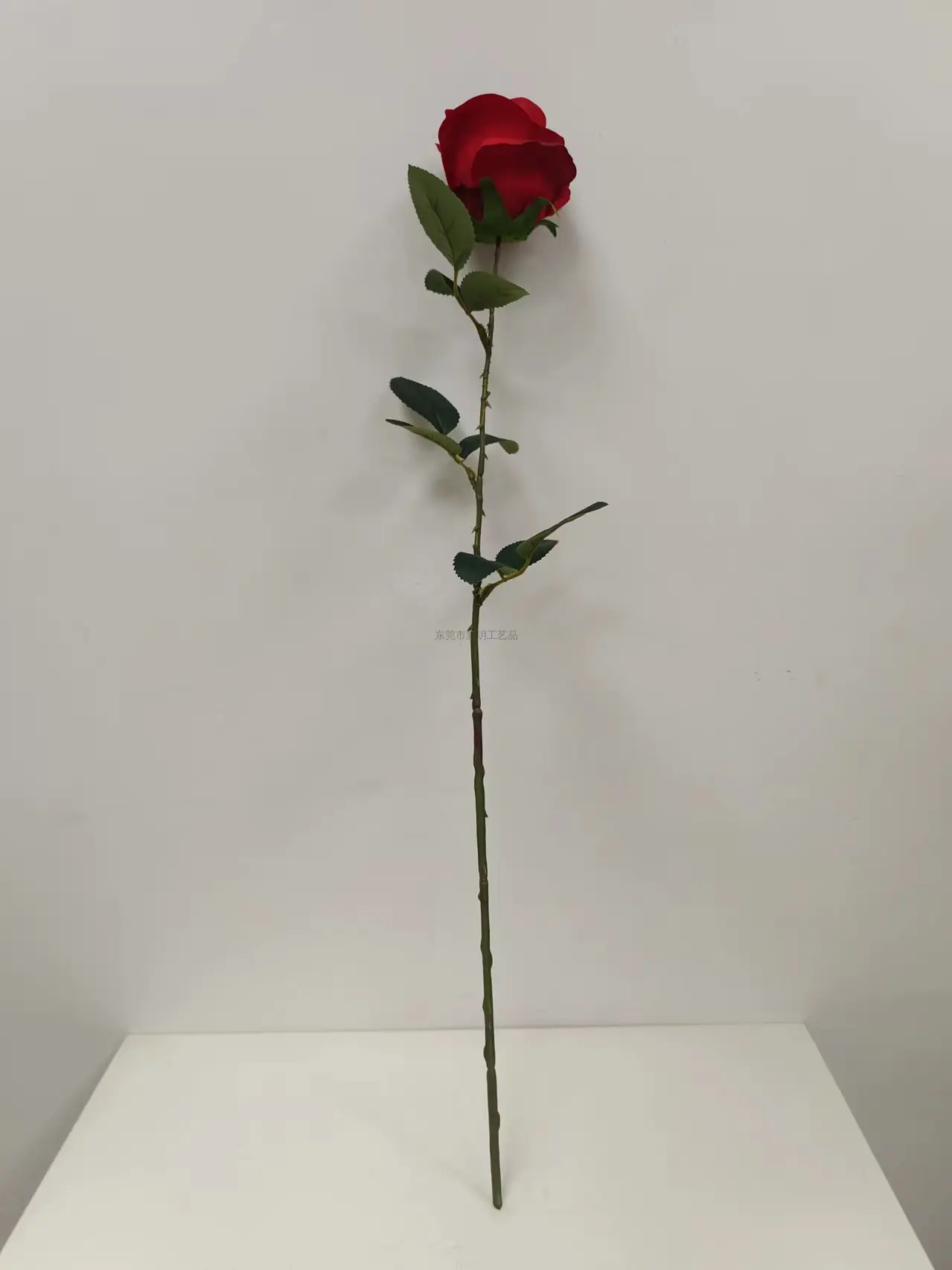 燊林仿真花 - 单支苞芯玫瑰花