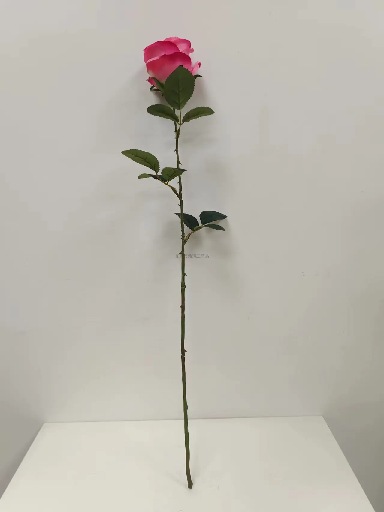 燊林仿真花 - 单支苞芯玫瑰花